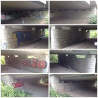 Graffitischutzbeschichtung von Brücken durch GraffitiStop